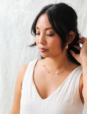 Garnet Adirondack Drop Necklace - Stone Cooper