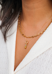 Forever Young Rainbow Gem Toggle Necklace - Stone Cooper