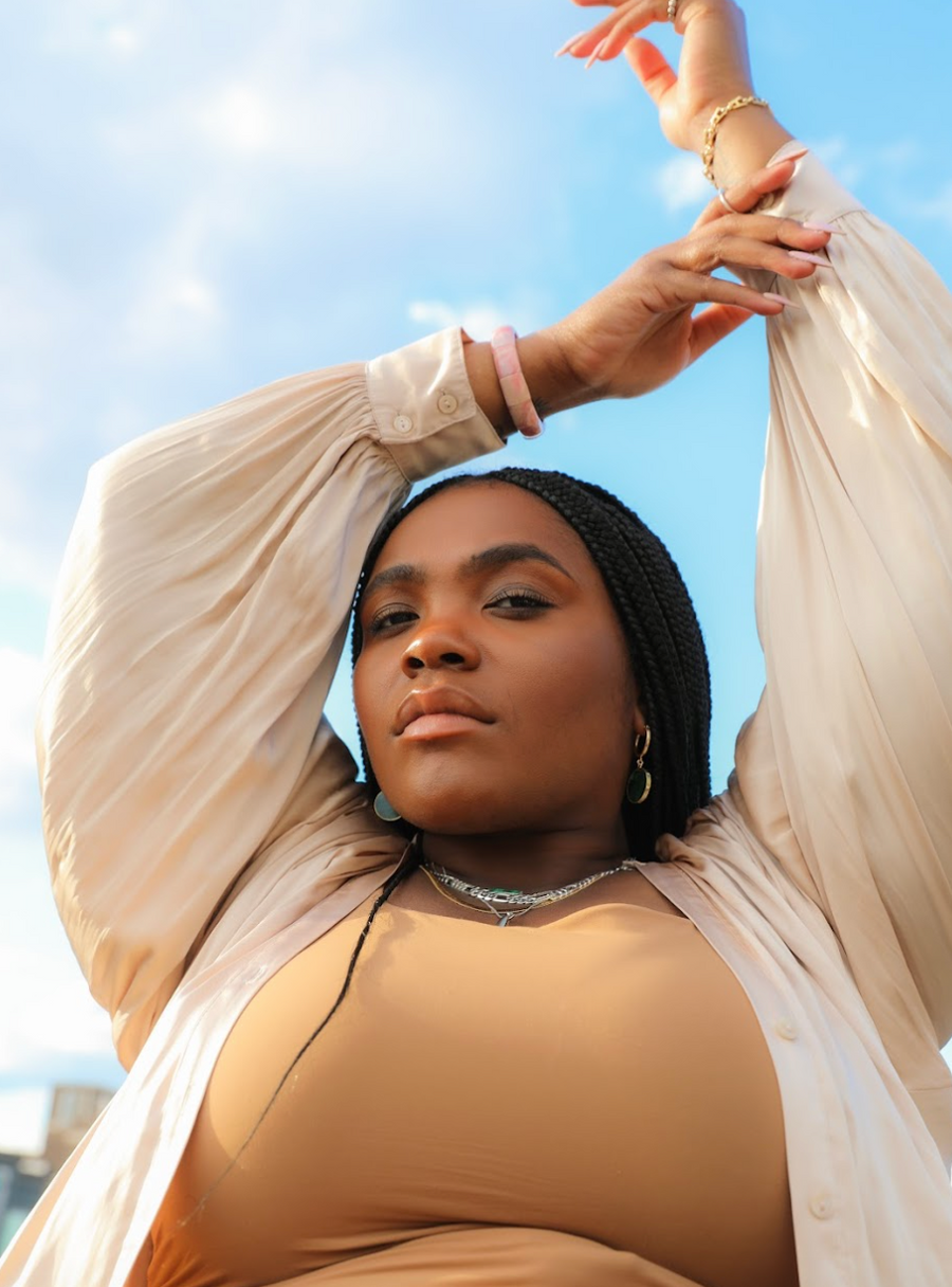 Malachite Fern Hoops - Stone Cooper