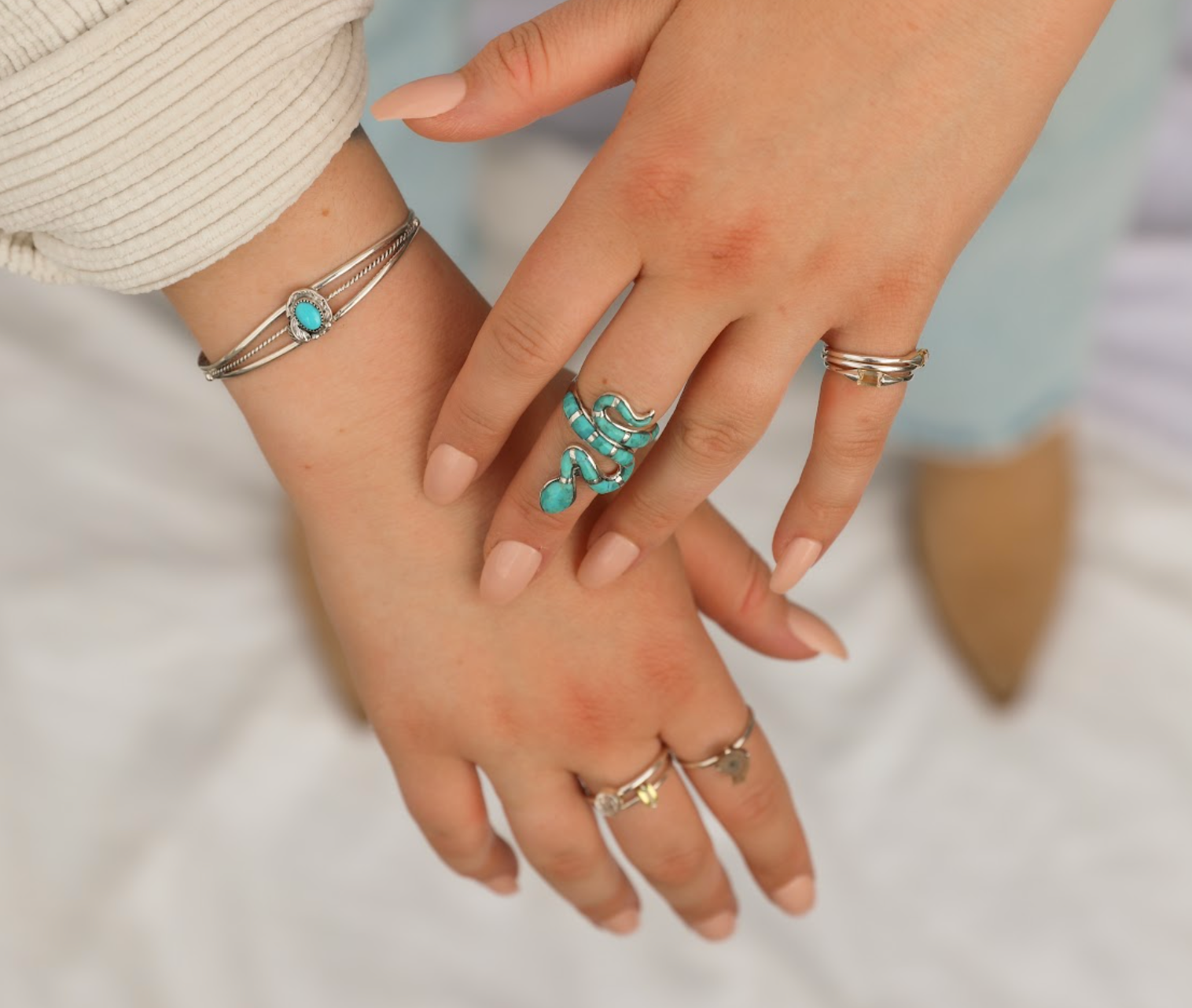 Aurora Turquoise Cuff - Stone Cooper