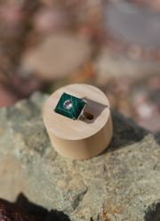 Malachite & Herkimer Earnest Ring - Stone Cooper