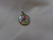 Mother of Pearl, Feather Double Sided Bird Pendant - Stone Cooper