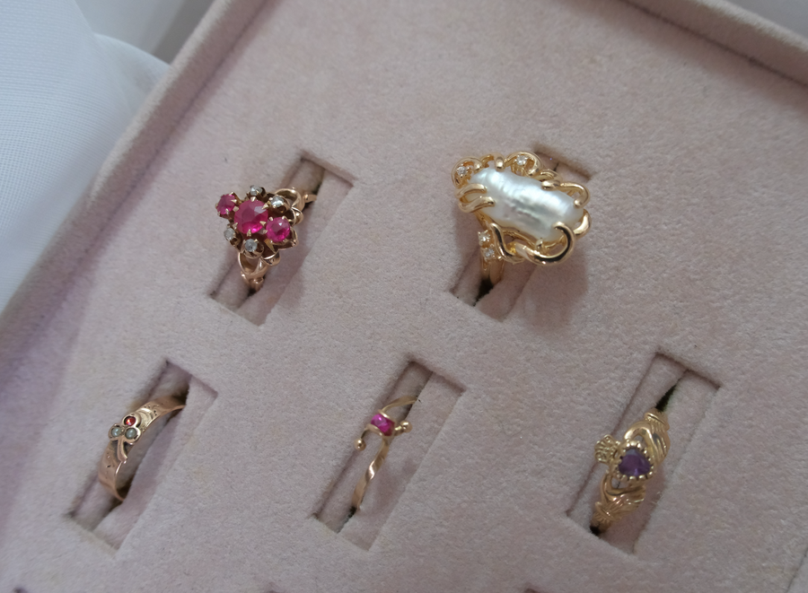 Victorian 9K Ruby, Diamond Ring (4) - Stone Cooper