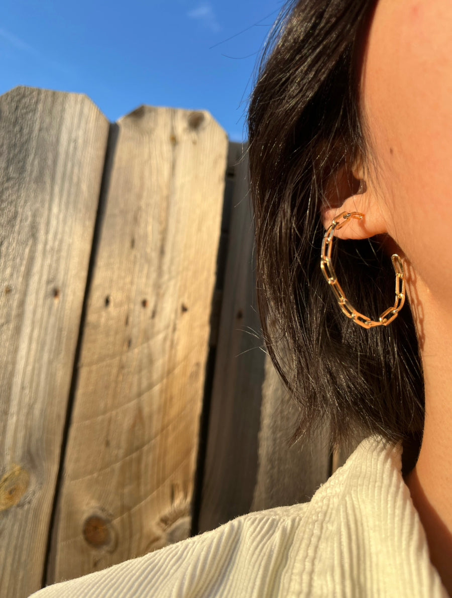 Oc(cult) Hoops: Gold - Stone Cooper