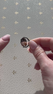 Vintage Sterling Kissing Spinner Charm