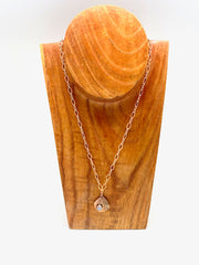 The Gazer Coin Necklace - Stone Cooper