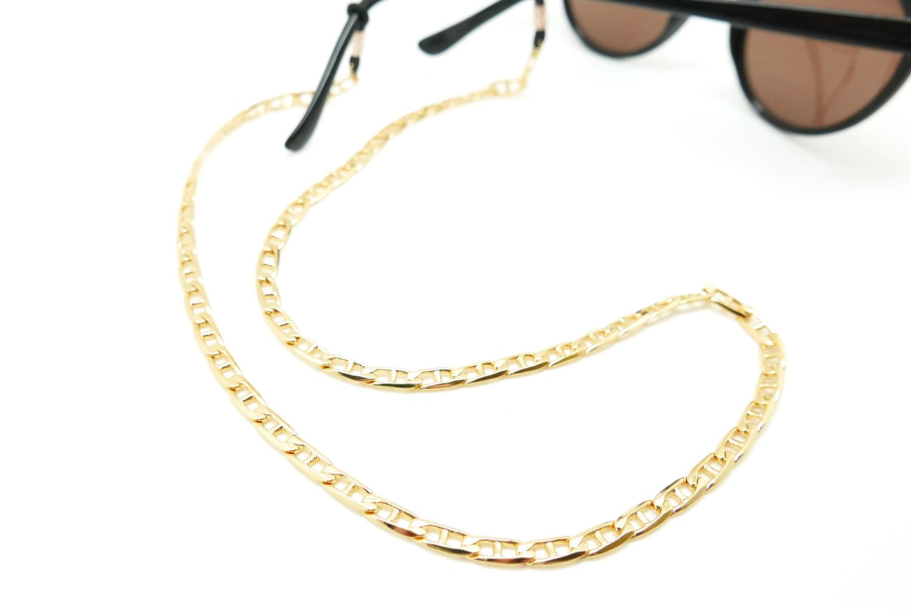 Gold Eyeglass Chain, Gold Sunglasses Chain, 14k Gold Plated Eyeglass C –  MeltemiCollection