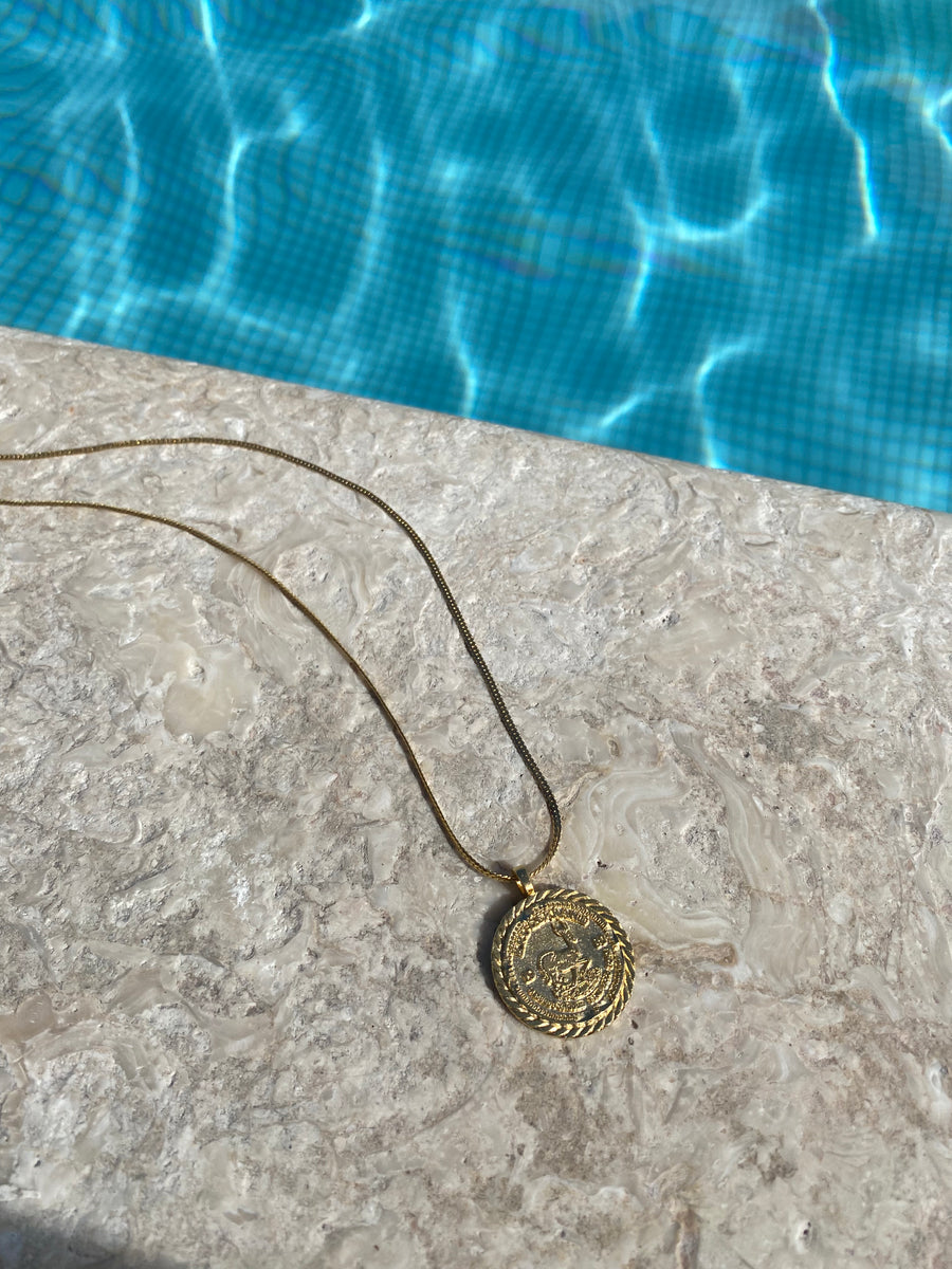 Kruggerand Coin Necklace - Stone Cooper