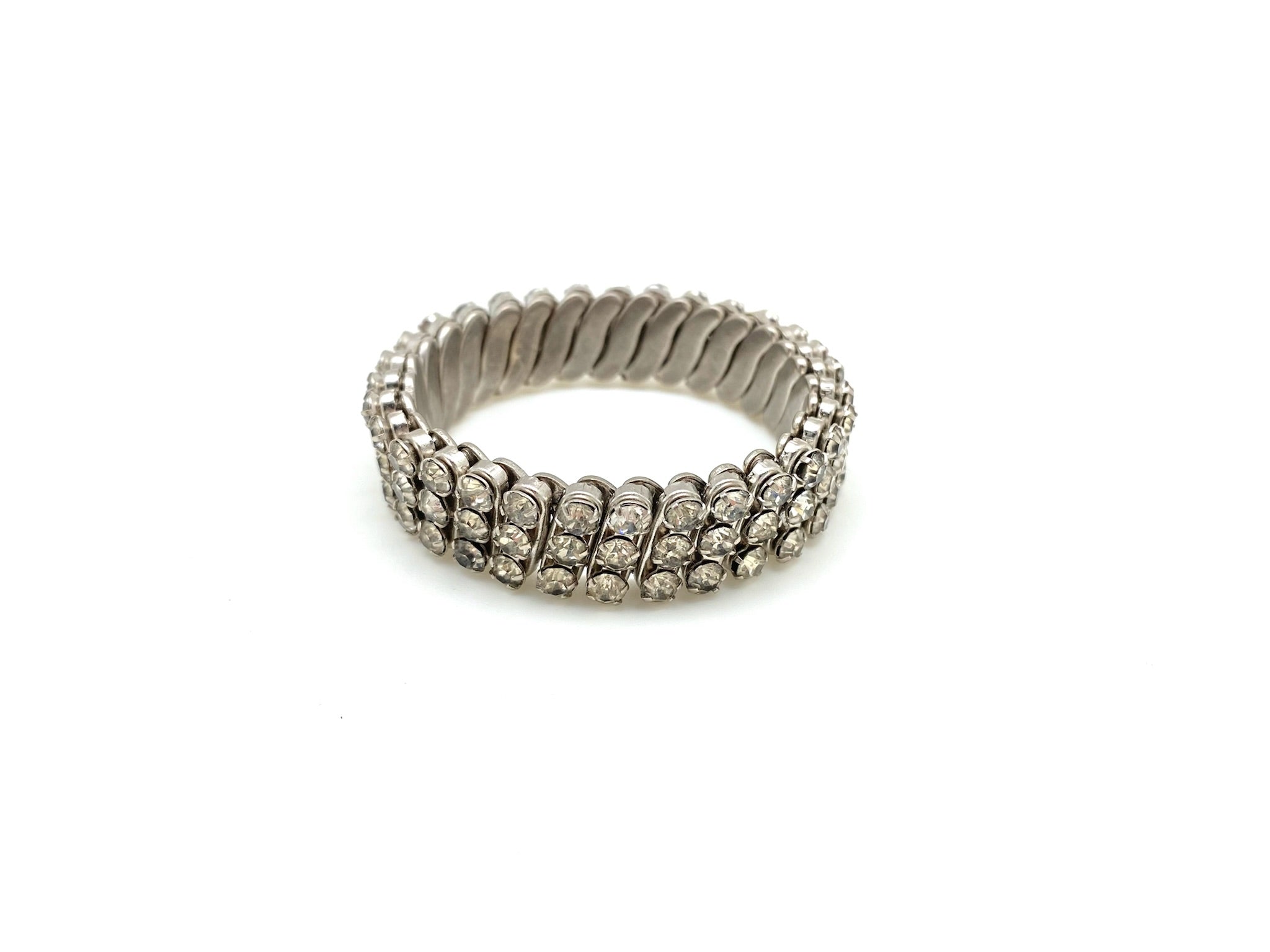 Rhoda Vintage Rhinestone Cuff - Stone Cooper