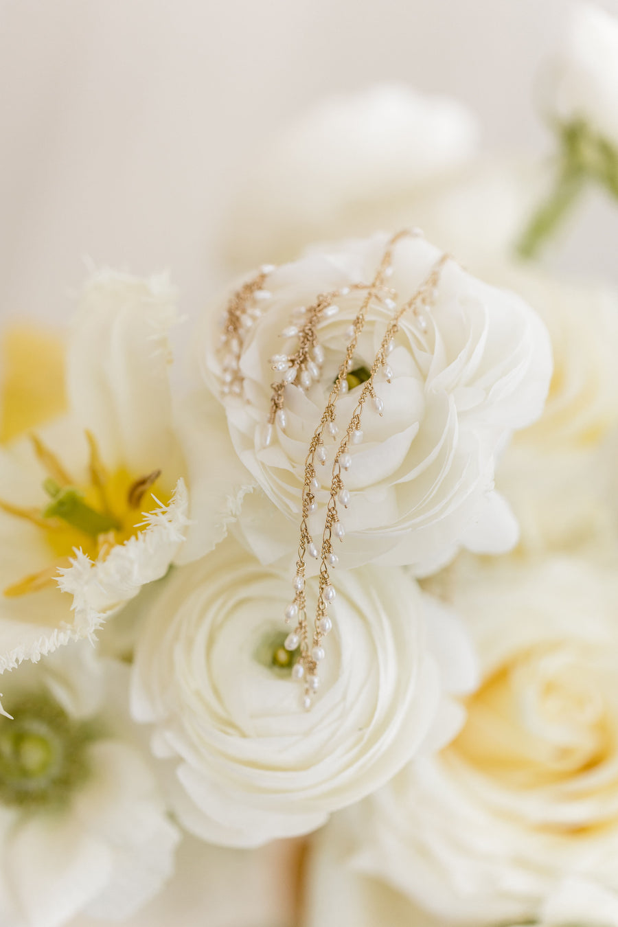 Pearl Fringe Earrings - Stone Cooper