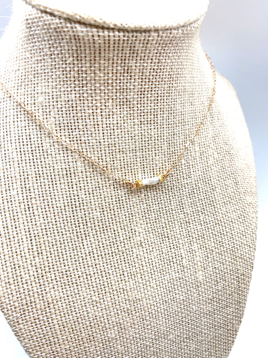 Pearl Sweetheart Necklace - Stone Cooper