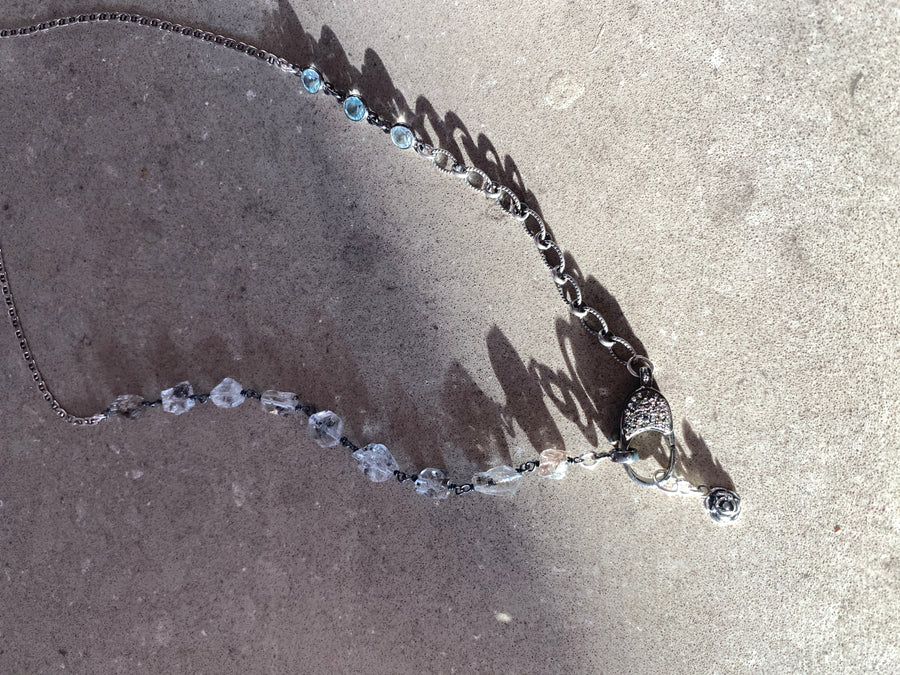 Paloma Diamond Clasp Necklace - Stone Cooper