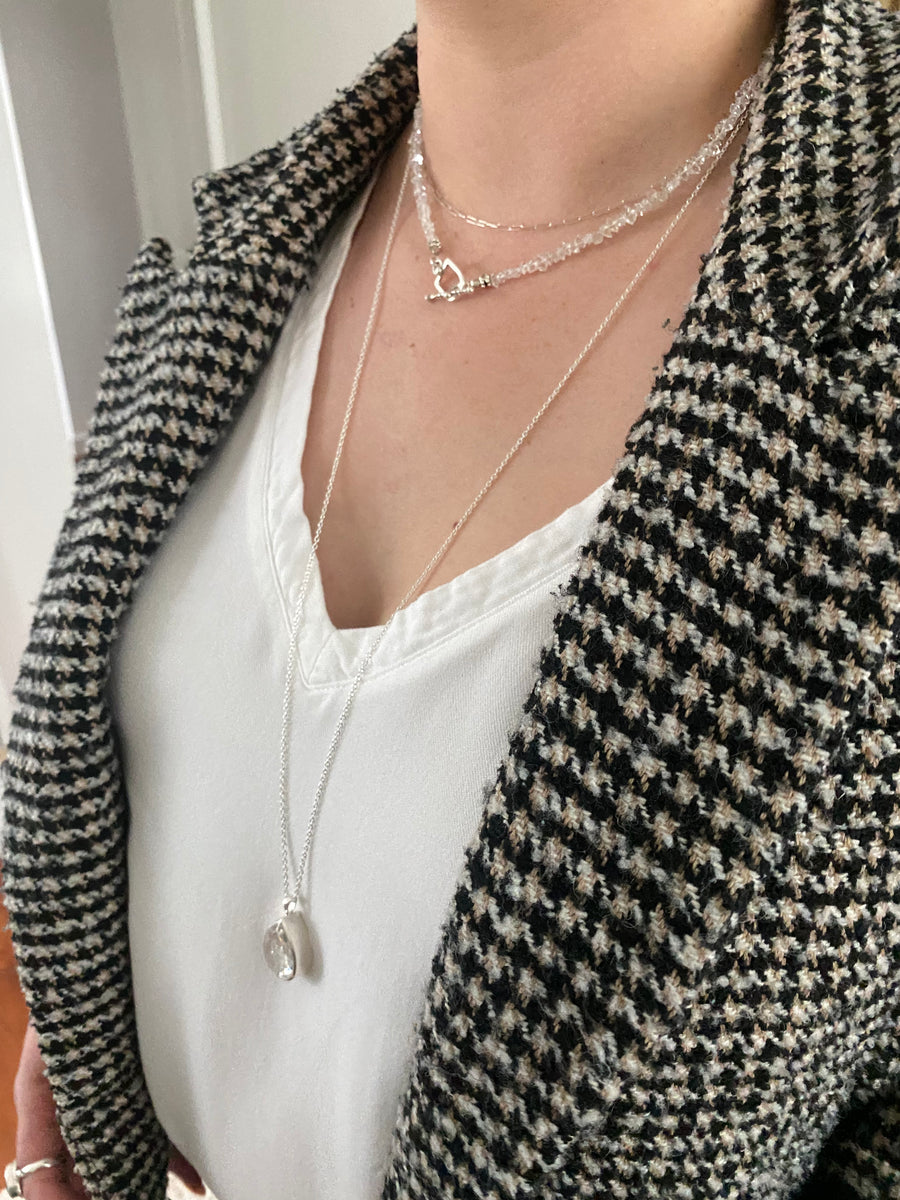 Herkimer Diamond Shaker Necklace - Stone Cooper