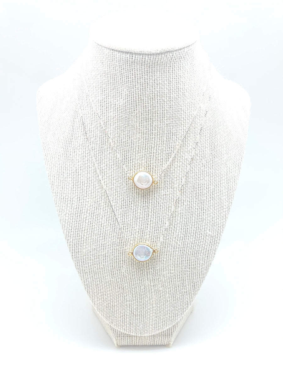 Mama Pearl Slider Necklace - Stone Cooper