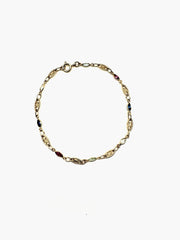 Elsie Vermeil Vintage Gemstone Bracelet