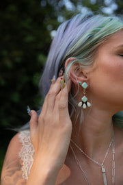 Opal Petal Earrings - Stone Cooper