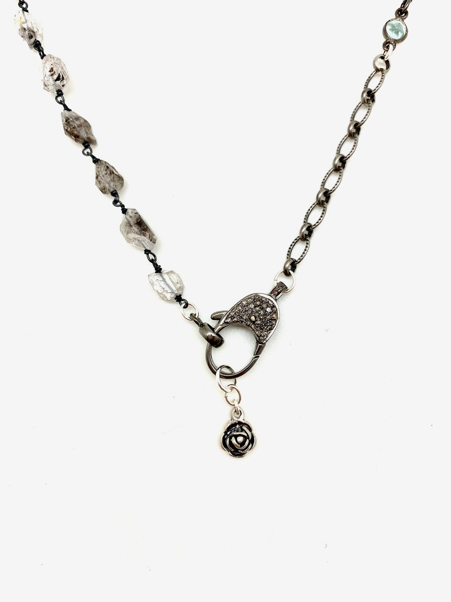 Paloma Diamond Clasp Necklace