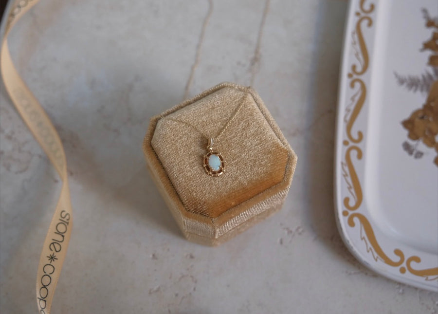 10K Vintage Opal Necklace - Stone Cooper