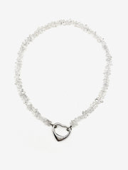 Herkimer Heart Necklace