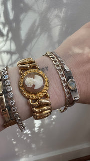 Claudette Antique Cameo Expansion Bracelet