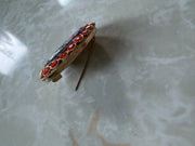 Vintage Micro-Mosaic Oval Bouquet Brooch