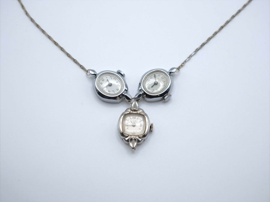 The Turning Hour - Vintage Watch Necklace - Stone Cooper