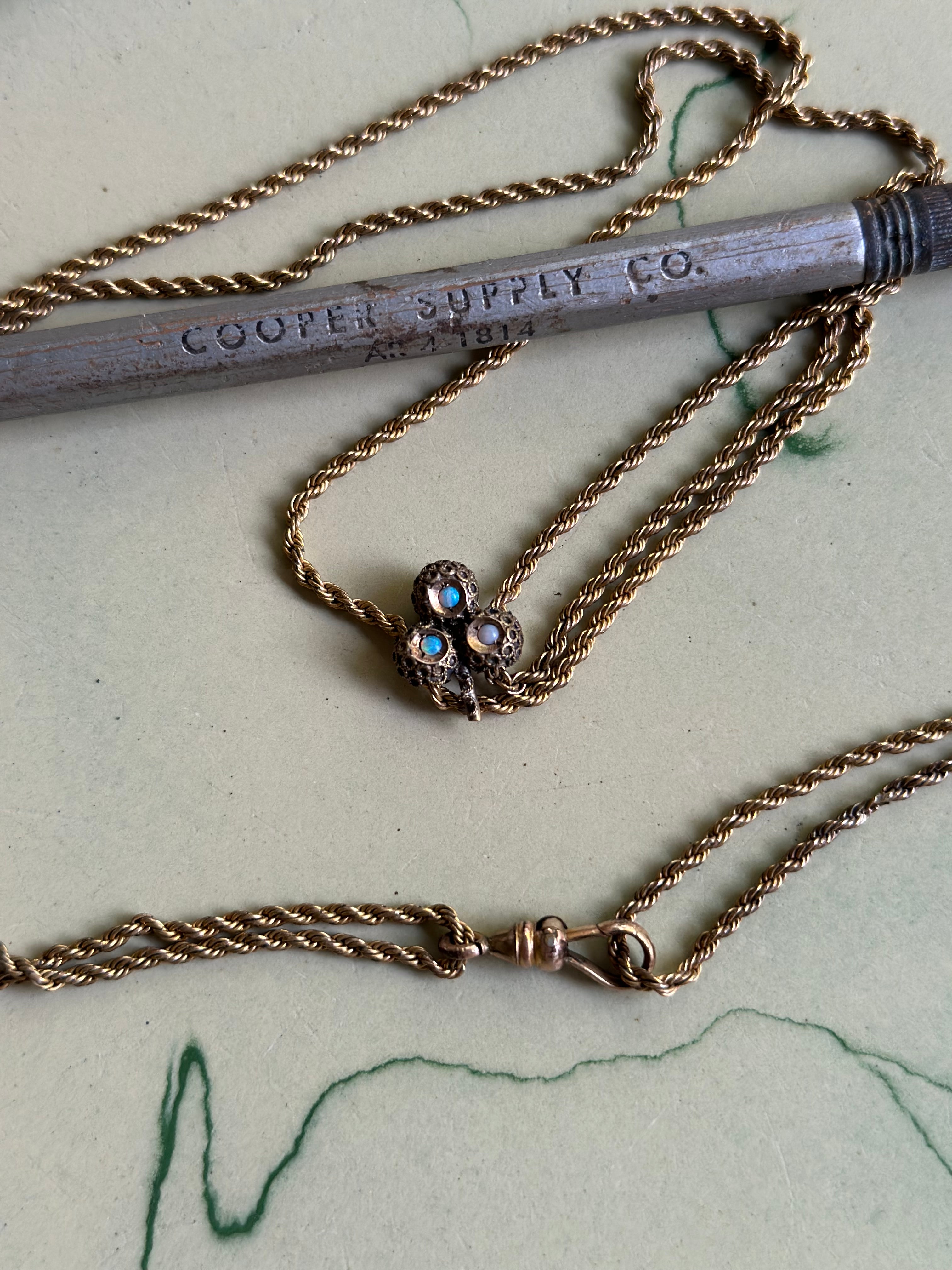 Opal Alice Slide Necklace