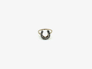 Diamond Horseshoe 10k Ring (6.5)