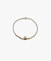 Emerald 14K Vintage Claddagh Bracelet