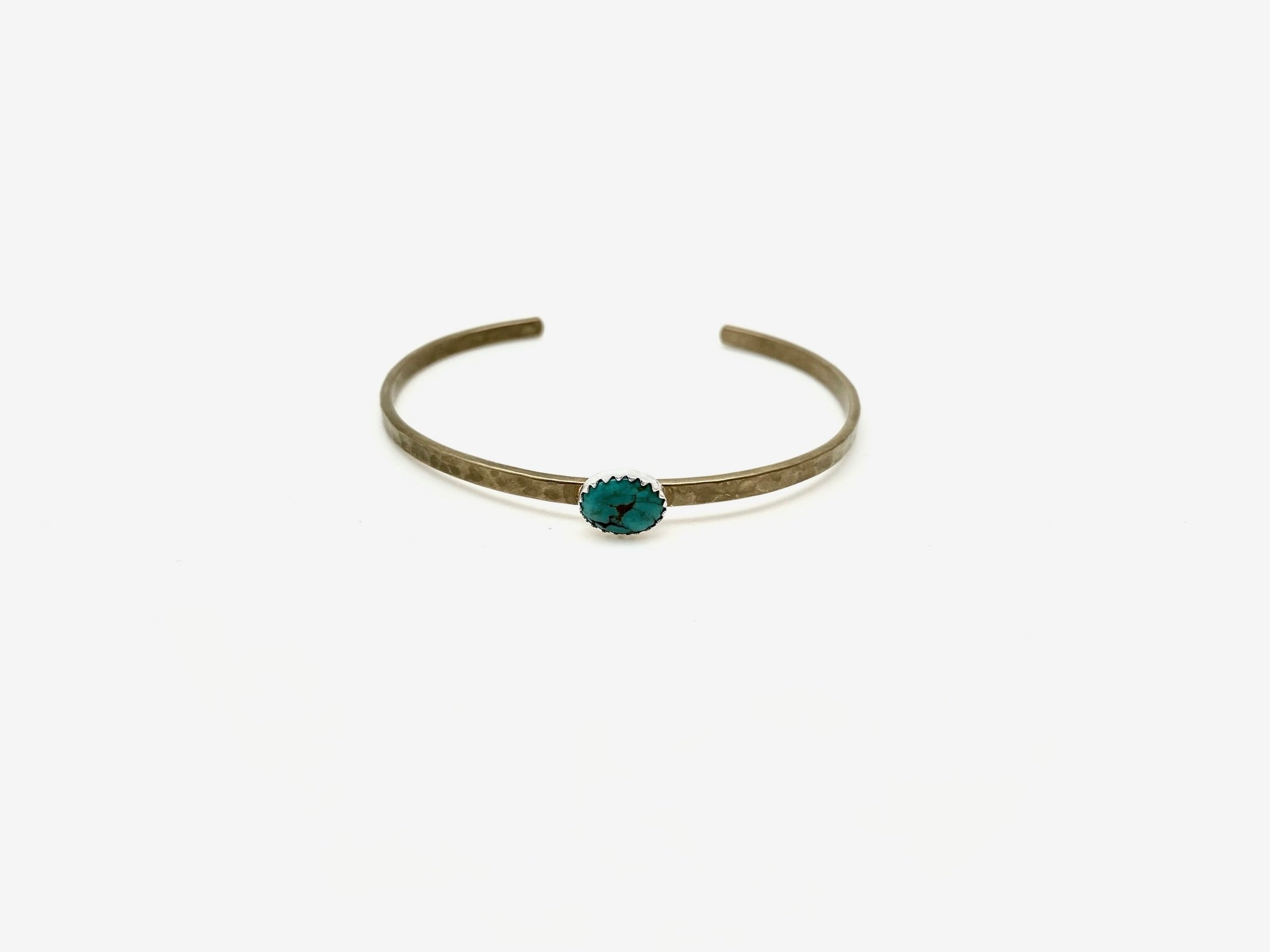 Turquoise Everyday Brass Cuff