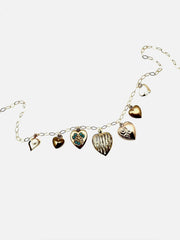 Nonnie Vintage Heart Charm Necklace