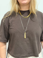 Ingrid Gold-Filled Pocket Knife Necklace