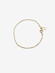 Barely-there Antique Gold-filled Bracelet 7"