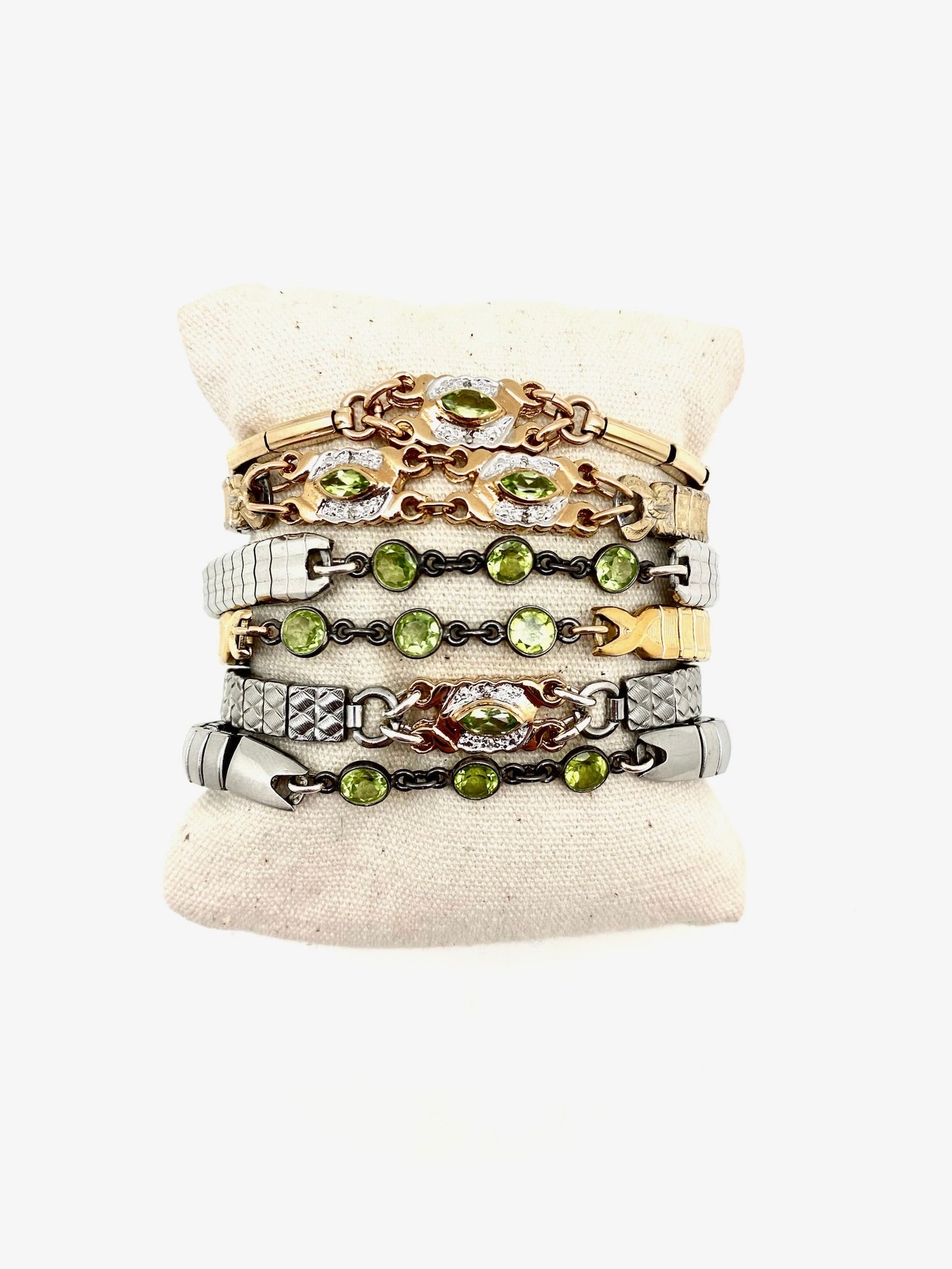 Peridot Watch Band Bracelets
