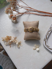 Chauncey Antique Sweetheart Expansion Locket Bracelet - Stone Cooper