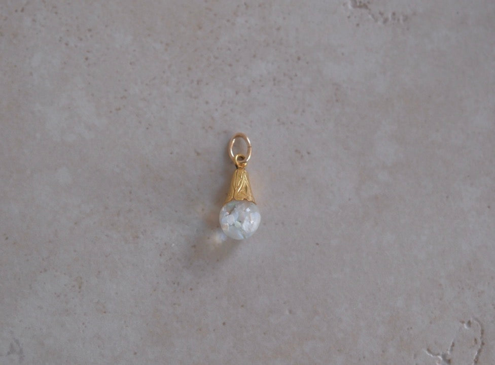 Vintage Opal-in-Oil Orb Charm (12K Gold Filled) - Stone Cooper