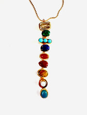 Gemstone Tie Necklace - Mini - Stone Cooper