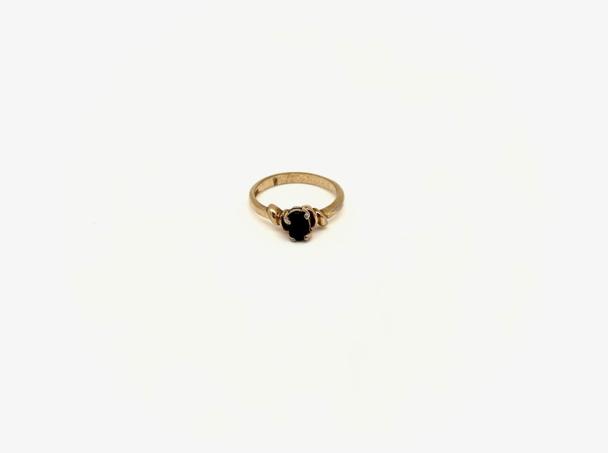 Classic Vintage Onyx 14K Ring (5)