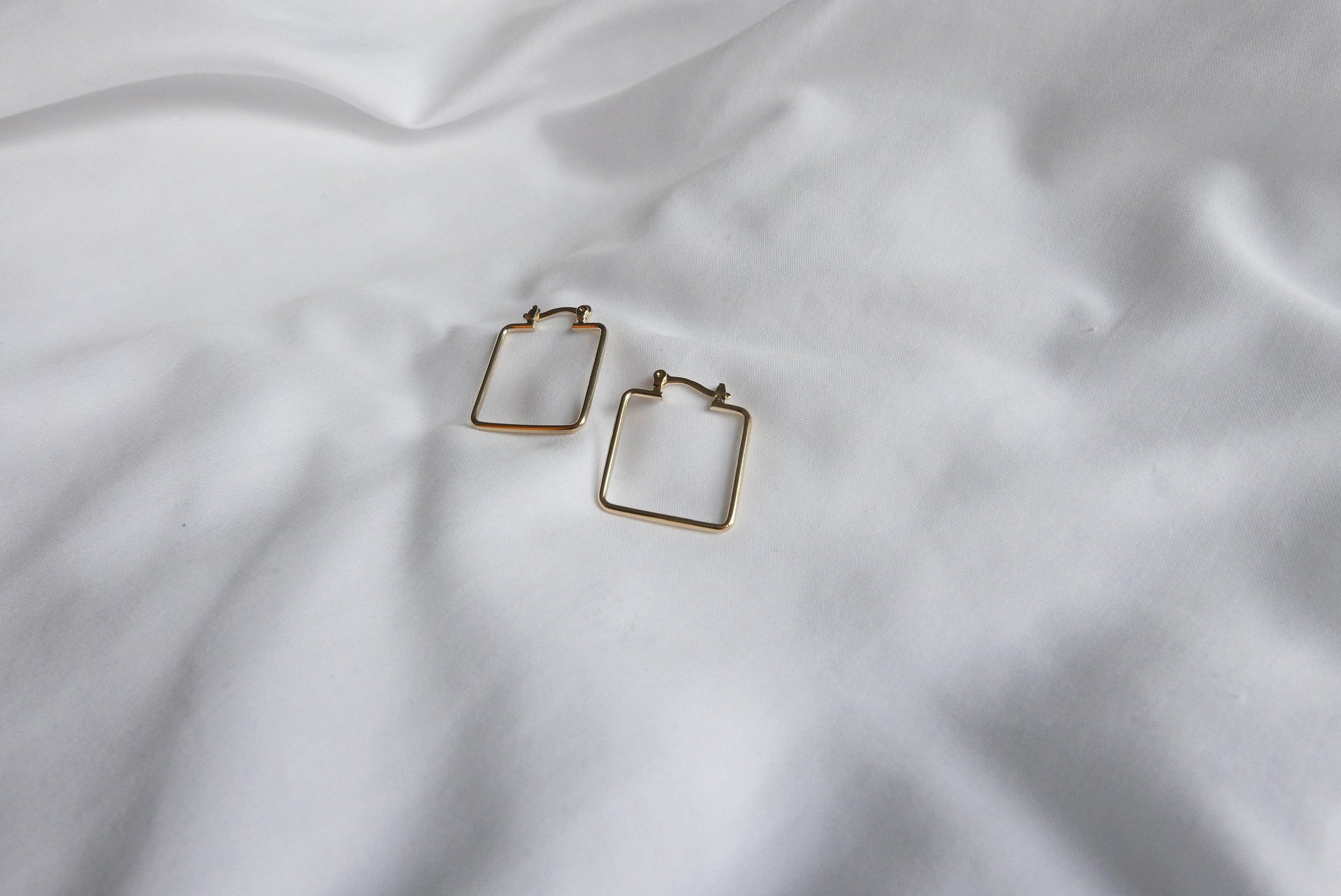 Classic Square Hoops - Stone Cooper