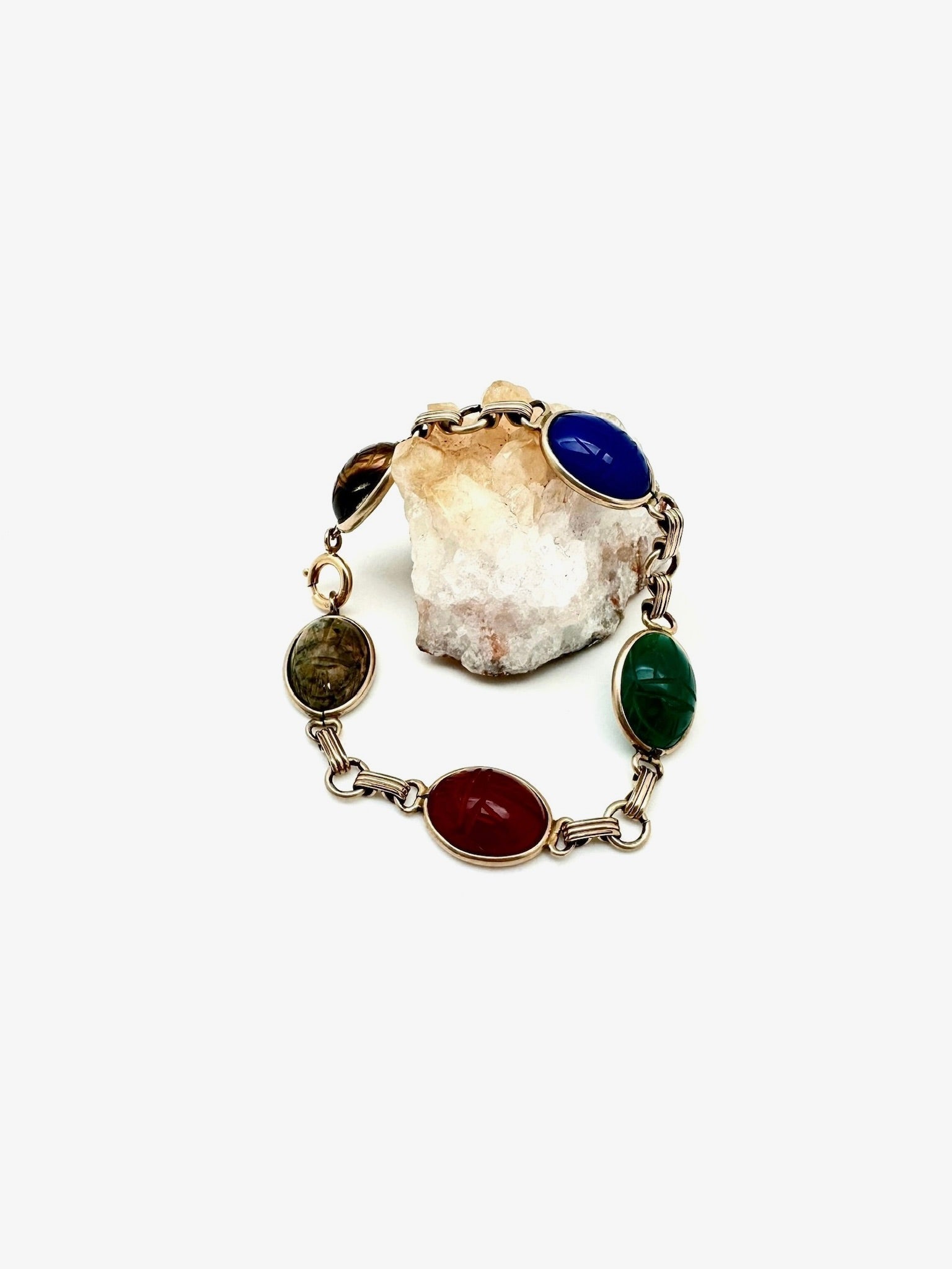 Patty Vintage Scarab Bracelet