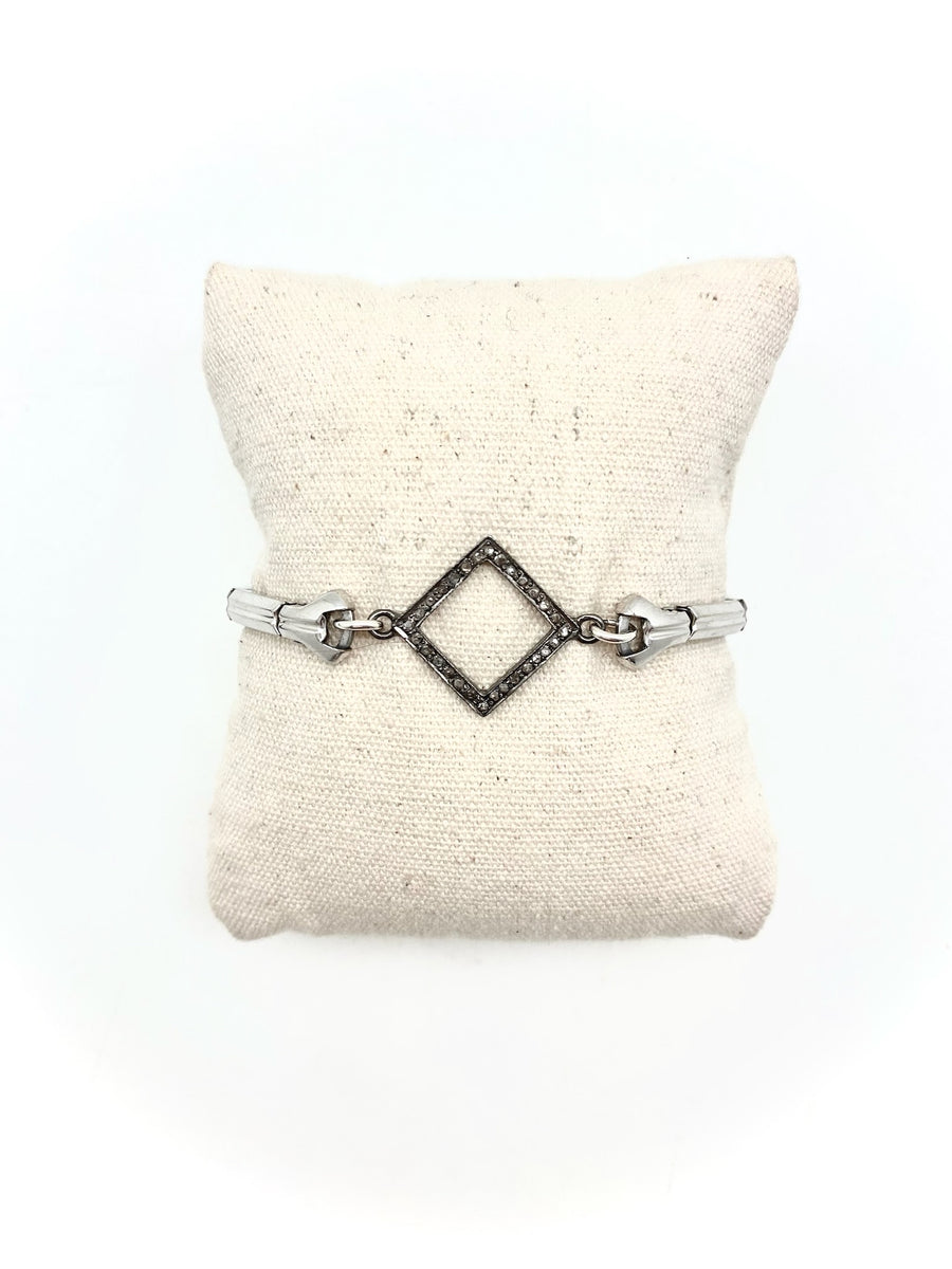 Sadie Diamond Frame Watch Band Bracelets