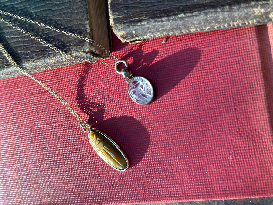 Agrippina Scarab Necklace