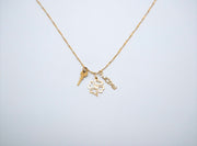 Vintage 14K Good Luck Charm Necklace - Stone Cooper