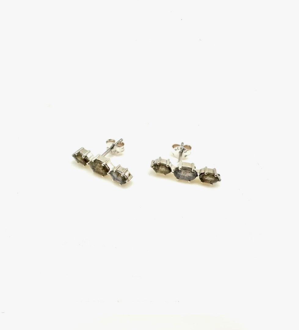 Labradorite Sparkle Studs - Stone Cooper