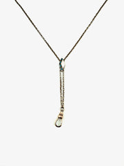 Nina Turquoise Seed Pearl Slide Lorgnette Chain