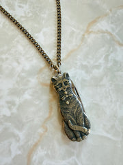 Melody Cat Knife Necklace