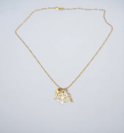 Vintage 14K Good Luck Charm Necklace - Stone Cooper