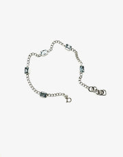 Garnet, Topaz or Amethyst Baguette Bracelet - Stone Cooper