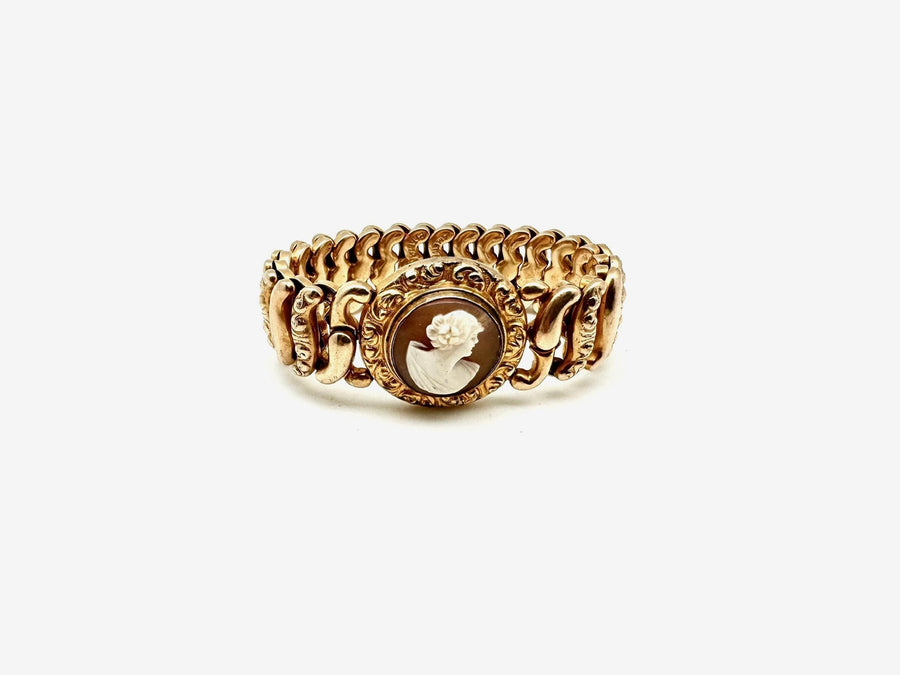 Claudette Antique Cameo Expansion Bracelet