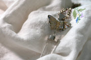 Butterfly Selenite Totem Necklace